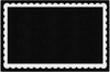 Black White and Stylish Brights Black and White Scallop Border - Flagship Carpets CA2011 **5'W x 7'6"L**