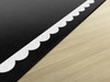 Black White and Stylish Brights Black and White Scallop Border - Flagship Carpets CA2011