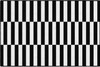 Contemporary Black and White Stripes - Flagship Carpets CA2044 **5'W x 7'6"L**