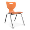 Six Student Astute Small Monroe Desk and Hierarchy Chair Bundle - MooreCo
Hierarchy Chair 18"H in Orange with Chrome Frame