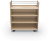 Porto Mobile Angled Book Cart - MooreCo 36927