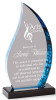 Massillon Plaque Co. 48CP87BB Flame Award - Blue