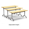 Velocity Nest and Fold Mobile Tables - Allied USA
Adjustable Height Side By Side
**Not shown with dry erase top