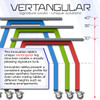 Innovation X Rectangle Shaped High Pressure Laminate Table - Allied USA
Vertangular Leg
