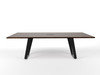 Ribbon Rounded Corner Rectangular Top Conference Table - DeskMakers 
One Piece Top (showing square corners)