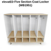 elevatED Five Section Coat Locker (WB1951)