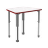 Trapezoid Deluxe Dry Erase Collaborative Desks - Correll