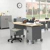 Compass Dual Cabinet Teacher Desk - MooreCo
Shown in environment