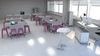 CEF Chameleon Classroom 4-Pod Cube Base System with High Pressure Laminate Top
**Additional Furniture Not Included / Sold Individually**