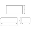 Smith System Flowform Modular Rectangle Bench