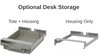 **Optional** Storage Options for Planner ADA Rectangle Hard Plastic Student Desk - Smith System
**Sold Separately**