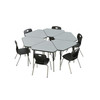 Correll Corrella Diamond HPL Student Desks and Chairs Package