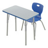 Correll Corrella Rectangle HPL Student Desk and Chair