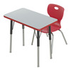 Correll Corrella Rectangle HPL Student Desk and Chair