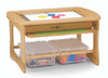 Copernicus SST03 Bamboo Sensory Light Table with Tubs 
Clear Tubs SST03-C