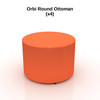 FurnitureLab Orbi Round Ottoman
