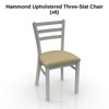 FurnitureLab Hammond Upholstered Three-Slat Chairs