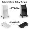 **Optional** External Battery Chargers for Haskell BPATH Pathmaker Battery Powered Height Adjustable Butcher Block Table
**Sold Separately**