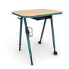 Paragon Cycle Series High Pressure Laminate Single Student Desk
**Book Box, Water Bottle Holder, and Casters Sold Separately**