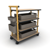 Paragon CYC-MCT203640 Cycle Series Mobile Cart
**PET Storage Sold Separately**