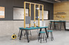 USA Capitol TradeBench Spark Table and Stools Bundle