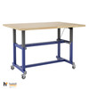 Pathmaker Pneumatic Height Adjustable Butcher Block Table