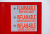 FireKing Flammable Safety Cabinet with Auto Closing Doors
Flammable Label