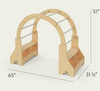 Copernicus W-B-A Seoras Birch Cozy Space Arch with Shelves