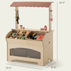 Copernicus W-B-MS-K Seoras Birch Market Stand