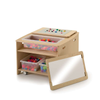 Copernicus W-B-DSWTS-T1C Seoras Birch Double Wide Sensory Table - Preschool - Casters - Storage Bins
**Optional** Casters and Storage Bins Sold Separately