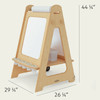 Copernicus W-B-PE Seoras Birch Double Sided Painting Easel