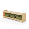 Copernicus Seoras 1-Level Shelf - Open Back - Cutout Kickplate - Sage Large Open Tubs
**Storage Bins Sold Separately**