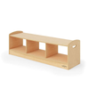 Copernicus Seoras 1-Level Staggered Shelf - Open Back - Solid Kickplate