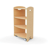 Copernicus W-B-3C45 Seoras 3-Level 45 Degree Curved Corner Shelf - Tilt and Go Casters
**Optional Casters Sold Separately**