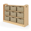 Copernicus Seoras 3-Level Shelf - Closed Back - Solid Kickplate - Moss Large Softouch Storage Bins
**Optional Storage Containers Sold Separately**