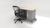 CEF KLKO-3060 Klesko Butcher Block Sit-to-Stand Teacher Desk
**Chair Not Included / Doors Sold Separately**