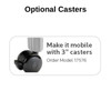 **Optional** Casters for Smith System Agree Rectangle Table
**Sold Separately**