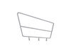 AmTab QUICK-PCSR4-T Quick Ship Mobile E-Z Riser Side Rail
Four Level Riser Rail 
*Rail ONLY*