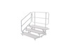 AmTab QUICK-PCSR4-T Quick Ship Mobile E-Z Riser Side Rail
Four Level Riser Rail 
*Rail ONLY*