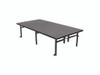 AmTab QUICK-ST48xxC-CHARCT Quick Ship Portable Fixed Height Stage with Carpet Deck