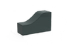 KI CL1WLU Clamber One-Tier Wave Seat — Fully Upholstered - Left Wave