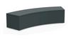 KI CL1VNU Clamber One-Tier 45-degree Inside Curve Seat — Fully Upholstered
