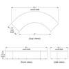 KI CL1CNL Clamber One-Tier Inside Corner Seat — Laminate Top