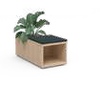 KI CLCR1PL Clamber One-Tier Cubby Seat and Planter — Laminate Top