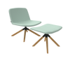 KI CAL4K Cascha Wood Swivel Lounge Chair with Ottoman
**Ottoman Sold Separately**