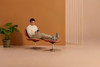 Environmental of KI CAFSG Cascha Metal Swivel Lounge Ottoman with Lounge Chair
**Chair Sold Separately**