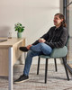 KI CAG4W Cascha Wood 4-Leg Guest Chair - With Arms
**Arms Sold Separately**