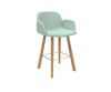 KI Cascha Wood 4-Leg Stool