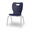 Alumni C-SM Smooth Polypropylene 4-Leg Chair