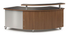 Russwood Curved Rover Desk w/ Patron Ledge
**Patron Ledge Sold Separately**